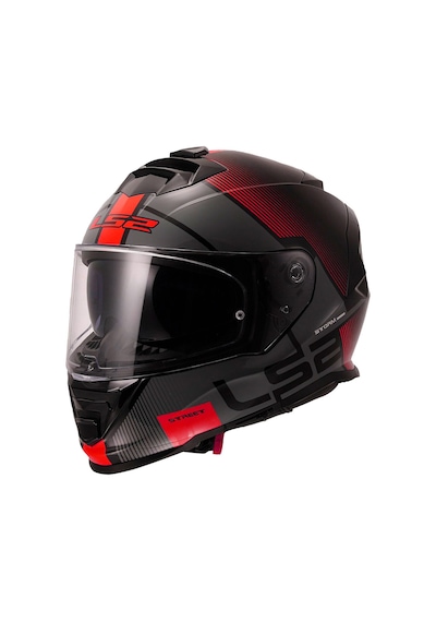 Ls2 Storm 2 Epıc Siyah-kırmızı Kask