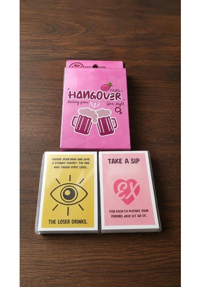 İngilizce Yazılı Eğlenceli Parti Kart Oyunu Hangover Mini Couples & Friends Party Game 1 Adet