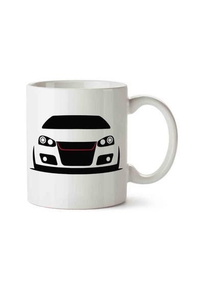 Golf Mk7 R7 Porselen Kupa Bardak Beyaz