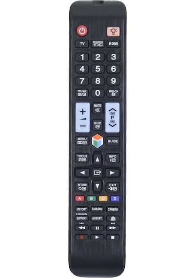 Samsung Uyumlu Source Hdmi Tuşlu Işıklı Led Tv Televizyon Uzaktan Kumanda Tr-401