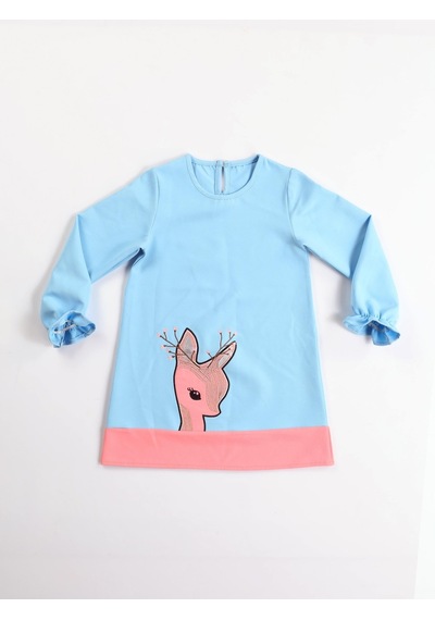 Ceylan Mint Pembe Dokuma Poly Kız Elbise-mint Mint Ceylan Mint Pembe Dokuma Poly Kız Elbise-mint Mint