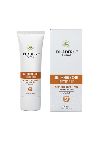 Duaderm Leke Karşıtı Vücut Güneş Kremi Spf50+, Uva/uvb Korumalı, Vitamin C İçerikli, 100 Ml Sku: Smg8690010490124