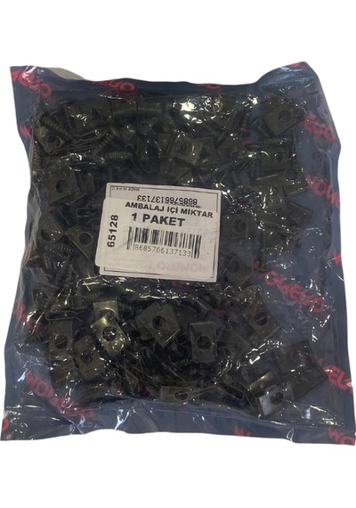 Kaporta Klipsi Ve Vidası 1 Pk :25 Ad