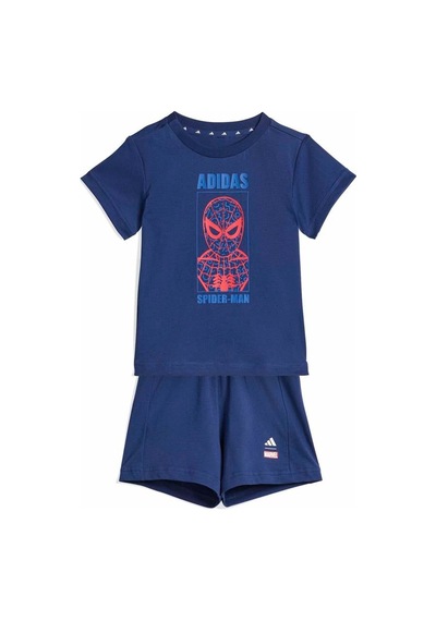 Adidas Bebek Mavi Şortlu Takım I Mrvl Sm T Set Jz7676