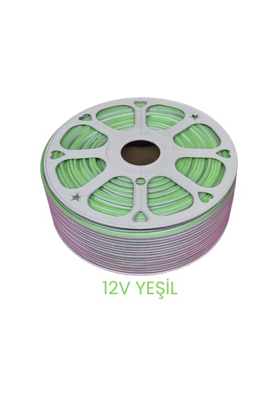 Hightek 12v Yeşil Neon Şerit Led 100 Metre Yeşil