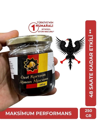 Alman Multivitamin Macunu 240 Gr Keçiboynuzu Pekmezli Ballı Ginsengli Polenli Güç Ve Kuvvet Arttırıcı