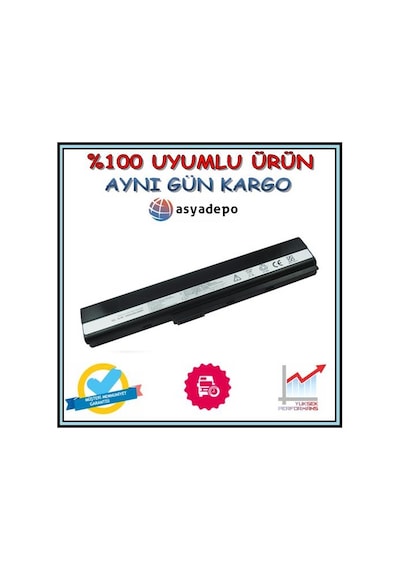Asya.Depo Asus Uyumlu K52F-Ex855D Batarya Pil