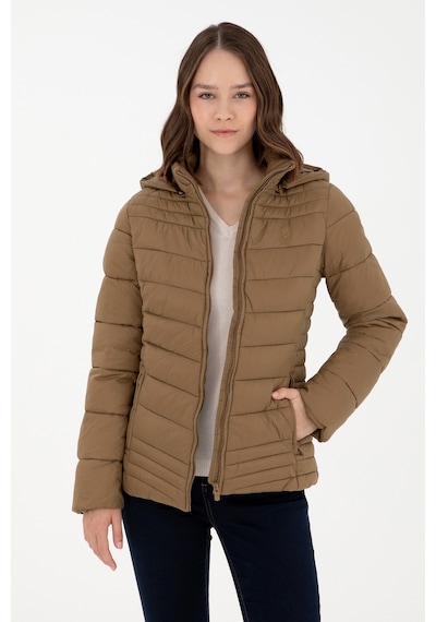 U.s. Polo Assn. Kadın Haki Mont 50289548-vr027 Haki