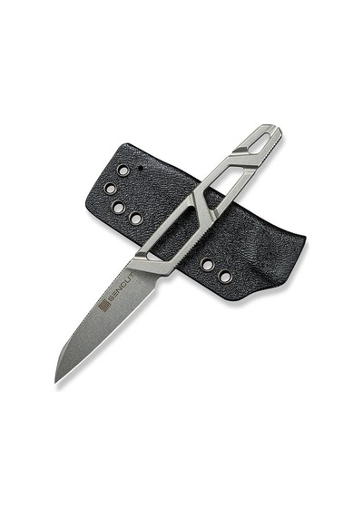 Sencut Texo Stonewash Boyun Kamp Bıçağı Gümüş