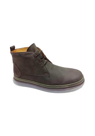 Dr. Flexer Dr.flexer 165202-986 Hakiki Nubuk Deri Erkek Bot Haki