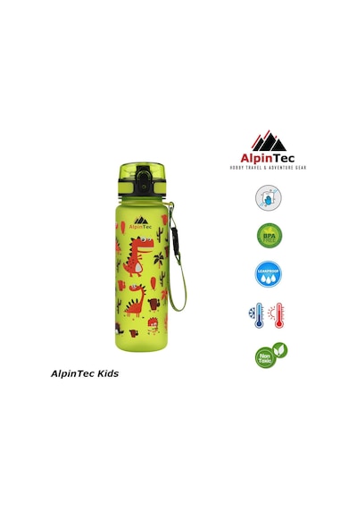 Alpintec Dinazor Yeşil Tritan Çocuk Suluk Matara 500 Ml Diğer