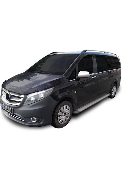 Mercedes Vito W447 Cam Çıtası Alt - Krom, Tek Sürgü, Orta Şase 8 Parça 2014 Ve Sonrası