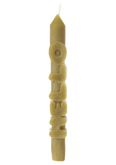 Mudo Home Hello Şamdan Mum Yeşil 20cm Diğer