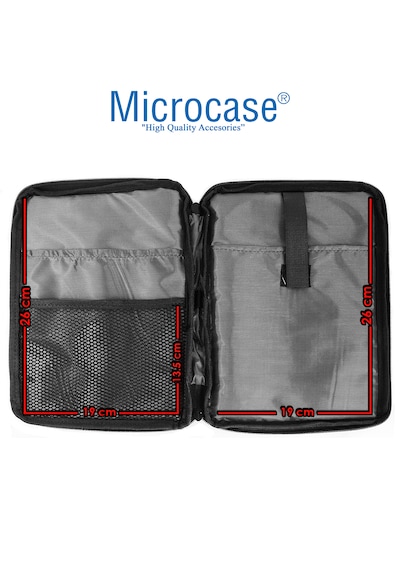 Microcase Xiaomi Redmi Pad 2 11 İnch Tablet İle Uyumlu Toucpad Bluetooth Klavye + Tablet Standı - Siyah Al5183 Omuz Çantası