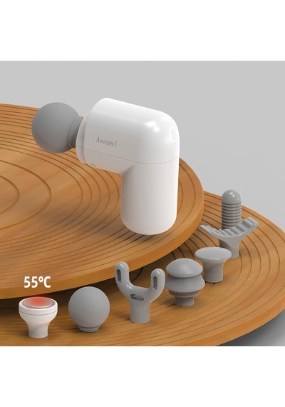 Asopal Mini Masaj Tabancası Cep Boyutunda Taşınabilir Masaj Tabancası Derin Doku Perküsyon Gerçek Küçük Sessiz Kas Taşıma Çantası İle 1lb