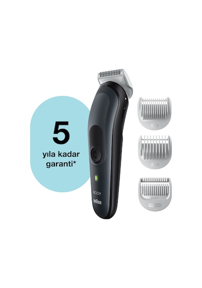 Braun BodyGroomer 3 BG 3340 SkinShield Teknolojisi 3 Ek Parçalı Vücut Bakım Seti