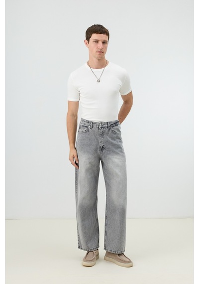 Antioch Relax Fit Erkek Jean Gri