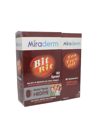 Miraderm Tea Tree Oil Şampuan 150 Ml + Bit Spreyi 100 Ml