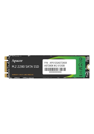 Apacer Ast280x 512gb 520/500mb/s M.2 Sata Iıı Ssd Disk Adad6apr0036