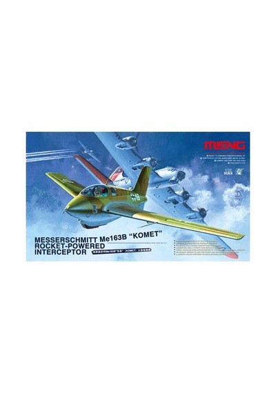 1/32 Messerschmitt Me163b Komet Savaş Uçağı Maketi, Meng Qs001