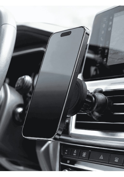 Araç İçi Telefon Tutucu Manyetik Havalandırma Klipsli Çok Renkli