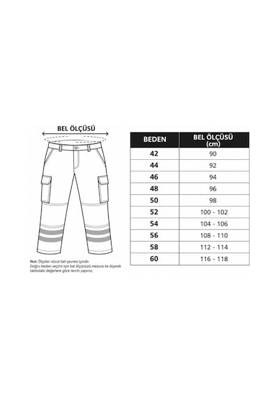 Yeni Tip Güvenlik Pantolon Füme