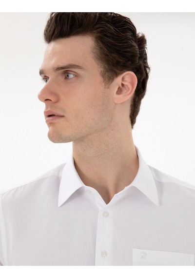 Pierre Cardin Erkek Beyaz Gömlek Kısa Kollu 50307003-vr013 Beyaz