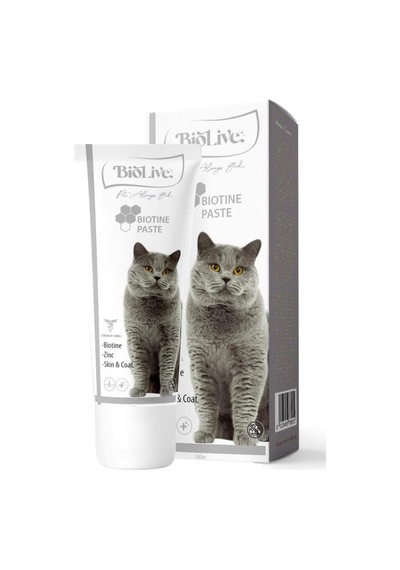 Kediler İçin Biotin Deri Ve Tüy Sağlığı Malt Paste 100gr