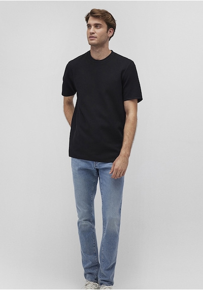 Mavi Siyah Erkek T-shirt M0610277-900 Siyah