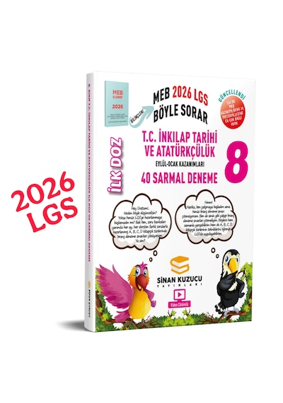 8. Sınıf İlk Doz Sarmal Branş Denemeleri İnkılap