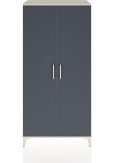 Hyperion Dolap 2 Raflı 2 Kapaklı Tek Askılı 88x44x182 Aytaşı-... Aytaşı