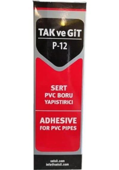 Selsil Tak Ve Git Sert Pvc Boru Yapıştırıcı 50 Gr