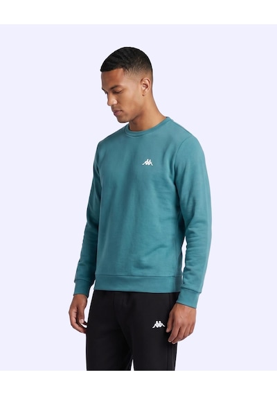 Kappa Tera Crewneck Erkek Yeşil Regular Sweatshirt