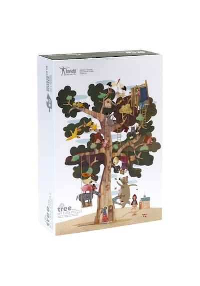 Londji My Tree Çift Taraflı Puzzle Canlı Renkler