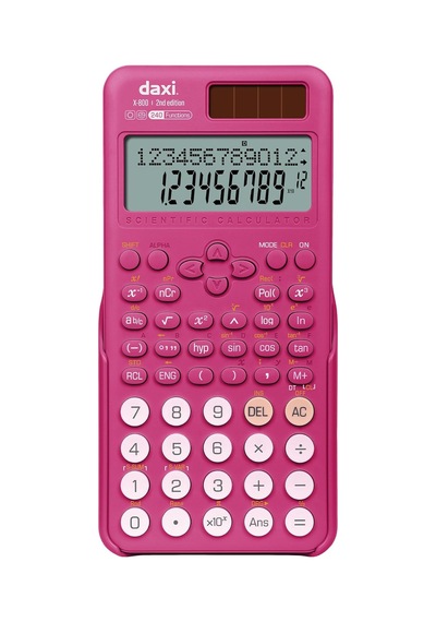 Daxi X-800 Yeni Nesil 240 Fonksiyonlu Bilimsel Hesap Makinesi Fuşya Genel