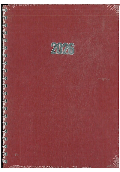 Özkan 2026 Haftalık Ajanda 20x28 Bordo