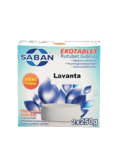 Nem Alıcı Rutubet Giderici Yedek Tablet 2 X 250 Gram Lavanta