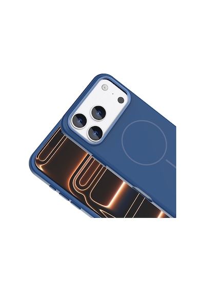 Apple iPhone Uyumlu 17 Pro Kılıf İnce Magsafe Halkalı Kamera Yükseltili Silikon Pazarplus Lila