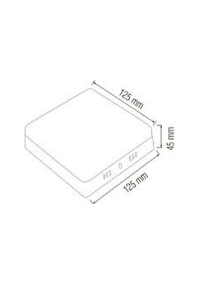 Horoz Carla 18sq Sıva Üstü Kare Led Panel Beyaz 7000k 016-059-0018