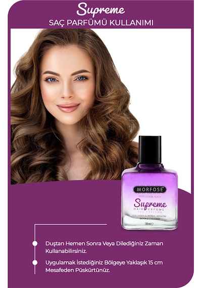 Supreme Saç Parfümü 100 Ml - Bitkisel Keratin Ve Seramid