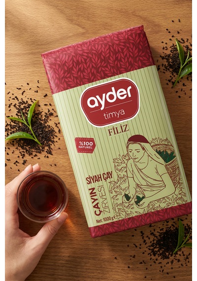 Ayder Timya Filiz Siyah Çay 1000 Gr.