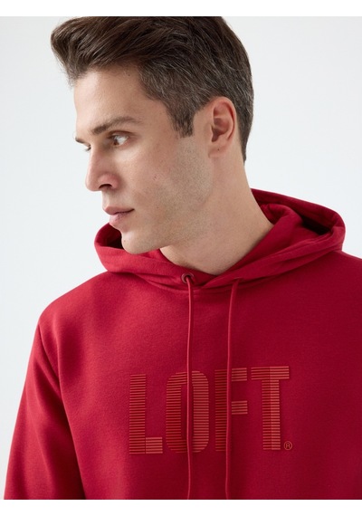 Regular Fit Erkek Sweatshirt Bordo