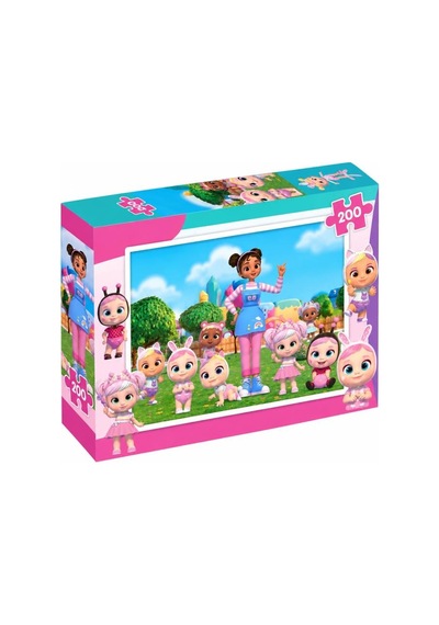 200 Parça Cry Babies Puzzle Sevimli Bebek Karakterleri Temalı Yüksek Baskı Kaliteli 33 X 48 Cm Puzzle