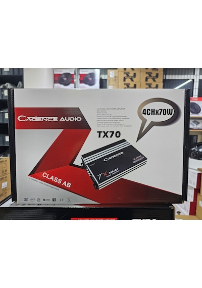 Cadence Tx 70 Anfi 4 Kanal 4x70 Rms Ab Clas Anfi
