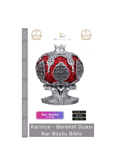 Biblo Sarı Polyester Dekoratif Hediyelik Ev Ofis Aksesuarı Küçük Boy Bereket Nar Boytu Biblo