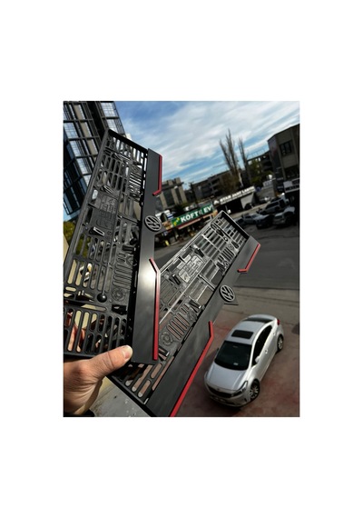 Volkswagen Uyumlu Logolu Lip Model Pleksi Plakalık - 784761948