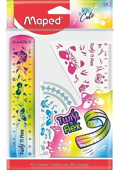 Maped Mini Cute 3 Lü Esnek Cizim Seti 15 Cm 981828