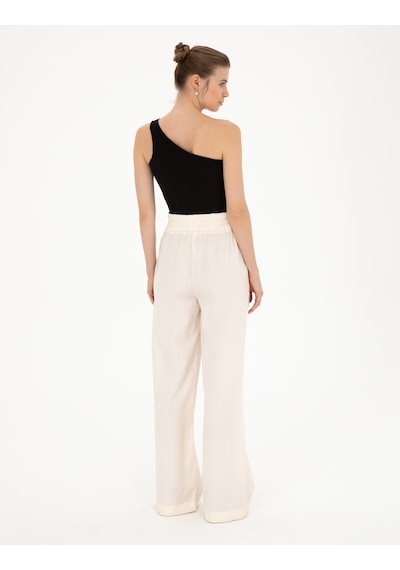 Pierre Cardin Kadın Ekru Pantolon Kanvas-chino 50284523-vr019 Ekru