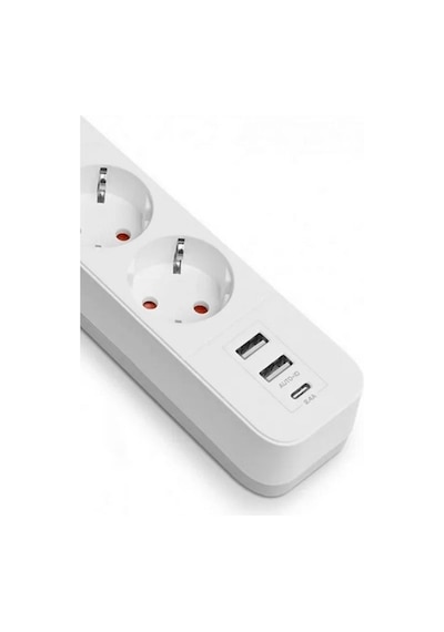 Fulltech FTR-16 Akım Korumalı Kablolu 3x Soket 3'lü Priz 1.8 M - 06422