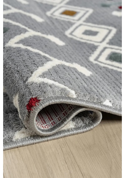Seyran Halı Puffy 1002 Multi-gri Polyester Yolluk
